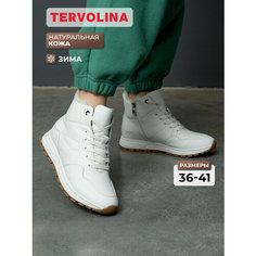 Кроссовки TERVOLINA, полнота 6 (RU)/ на среднюю стопу, размер 37, молочный/белый