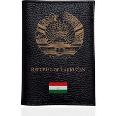 Обложка для паспорта , черный, золотой Signum Case