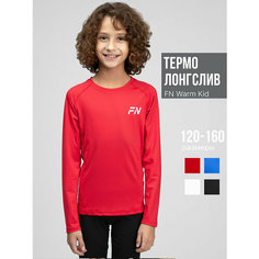 Термобелье верх FN Warm Kid рашгард детский, размер 140, красный ФН
