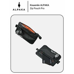Кошелек ALPAKA, фактура гладкая, черный