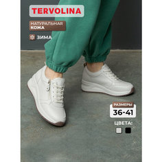Кроссовки TERVOLINA, полнота 6 (RU)/ на среднюю стопу, размер 39, бежевый комбинированный