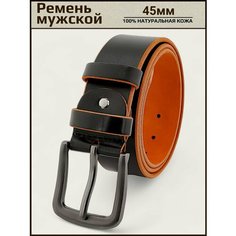 Ремень AksyBelt для мужчин, размер 115, оранжевый