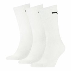Носки PUMA SPORT CREW LIGHTWEIGHT 3P, размер 47/49, белый