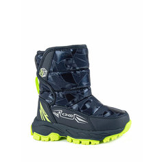 Дутики Kapika, размер 27, синий/салатовый