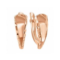 Серьги Яхонт, красное золото, 585 проба, , золотистый