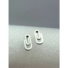 Серьги пусеты ( Verba ), размер 10 мм, серебряный
