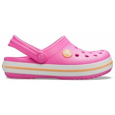 Сабо Crocs Crocband Clog, размер 29 RU, electric pink/cantaloupe
