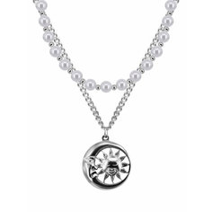 Колье OTOKODESIGN, жемчуг Swarovski синтетический, серебристый