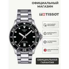 Наручные часы TISSOT T-Sport, черный/серебристый