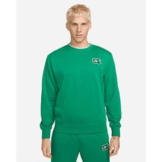 Свитшот NIKE Club French Terry Crew-Neck Sweatshirt, размер S, , зеленый