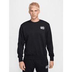 Свитшот NIKE Club French Terry Crew-Neck Sweatshirt, размер S, , черный