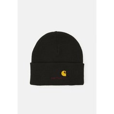 Шапка бини Carhartt WIP American Script для взрослых и детей, размер OneSize, черная