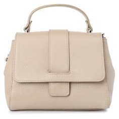 Сумка divas bag, фактура зернистая, бежевый