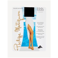 Чулки Philippe Matignon Cool Summer, 8 den, размер 2, nero