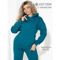 Костюм спортивный SoRokin, размер 44, морская волна