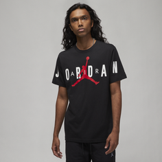 Футболка спортивная NIKE Jordan Air Mens Stretch T-Shirt, размер XL, черный