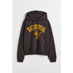 Худи H&M, размер L, , темно-бордовый