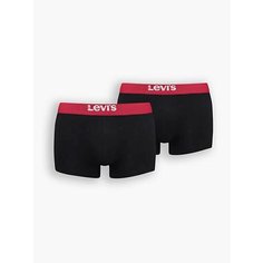Трусы Levis, комплект из 2 шт., размер XL, черный/красный Levis®