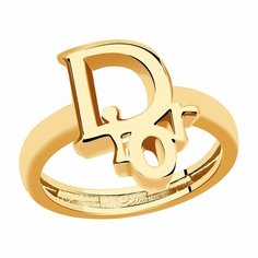 Кольцо Diamant online, красное золото, 585 проба, размер 17.5, золотой