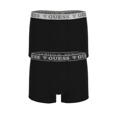 Трусы GUESS, комплект из 2 шт., размер M, черный
