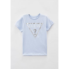 Футболка GUESS, размер 10 лет, голубой