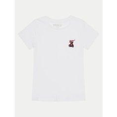 Футболка GUESS SS T-shirt, , размер 8 лет, белый