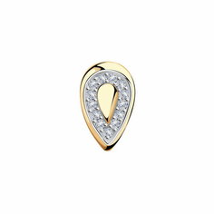 Подвеска Diamant online, красное золото, 585 проба, фианит, прозрачный