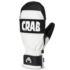 Варежки CRAB GRAB для взрослых и детей, размер INT:L, white
