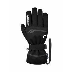 Перчатки Reusch для мужчин, размер 7.5, black/white