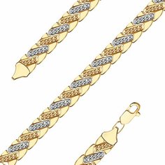 Браслет Diamant online, красное золото, 585 проба, длина 21 см.