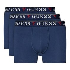 Трусы GUESS HERO, комплект из 3 шт., размер XXL, синий
