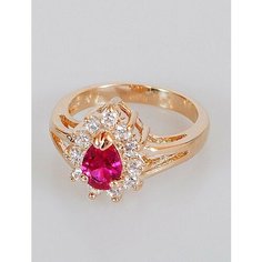 Кольцо Lotus Jewelry, корунд, размер 20, красный