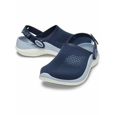 Сабо , размер M8, белый, голубой, синий Нет бренда