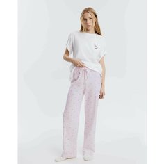 Брюки Gloria Jeans, размер XL/170 (48), белый-красный
