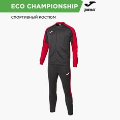 Костюм спортивный JOMA, размер 04-S, черный/красный