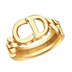 Кольцо Diamant online, красное золото, 585 проба, размер 17