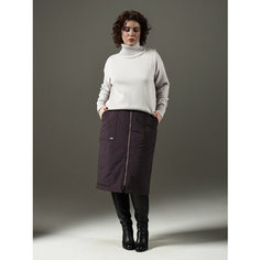 Юбка DIMMA fashion studio Вега, размер 48, баклажановый