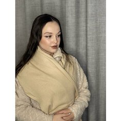 Шарф для мужчин,180х70 см, one size, бежевый Без бренда