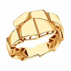 Кольцо Diamant online, красное золото, 585 проба, размер 17.5