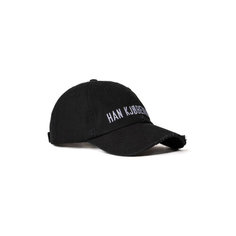 Кепка Han Kjobenhavn DISTRESSED SIGNATURE для мужчин и женщин, размер OneSize, черный