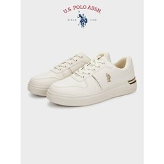 Кеды U.S. POLO ASSN., размер 36, бежевый