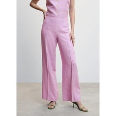 Брюки классические MANGO Watson, размер 38, сиреневый