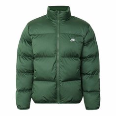 Пуховик NIKE, размер Asia M, зеленый