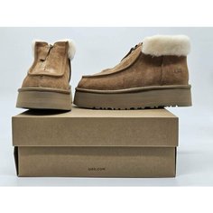 Ботинки UGG Funkette Platform Boots, размер 41 EU, chestnut