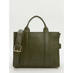 Сумка тоут Calzetti, темный хаки