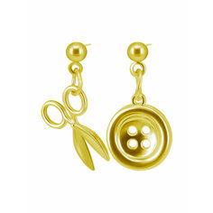 Серьги OTOKODESIGN, золотистый