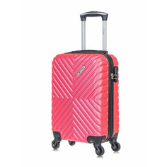 Умный чемодан Lcase New Delhi, 34 л, размер XS, розовый