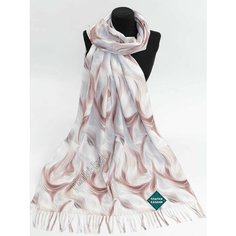 Палантин FAMUYI для женщин,180х70 см, серый/коричневый