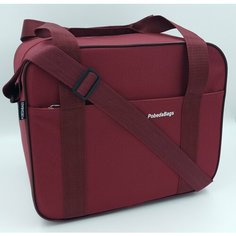 Сумка дорожная PobedaBags, 26 л, 30х30х36 см, ручная кладь, вишня