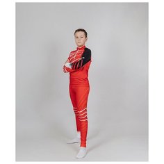 Комбинезон гоночный Nordski, размер 158, черный/красный